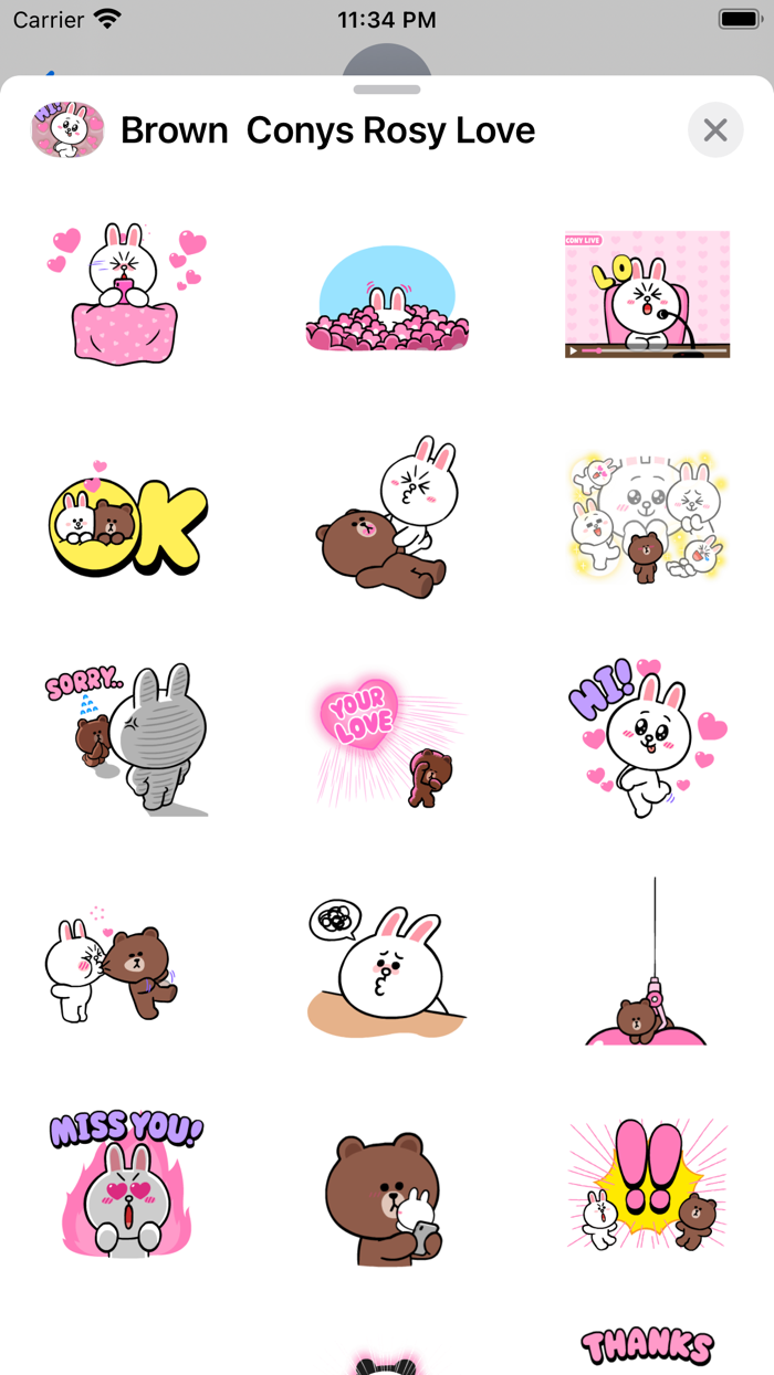 New Brown and Cony Rosy Love