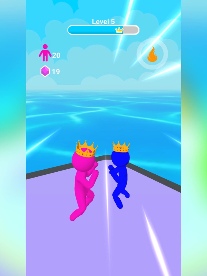 Giant Runner crowd switch 3D