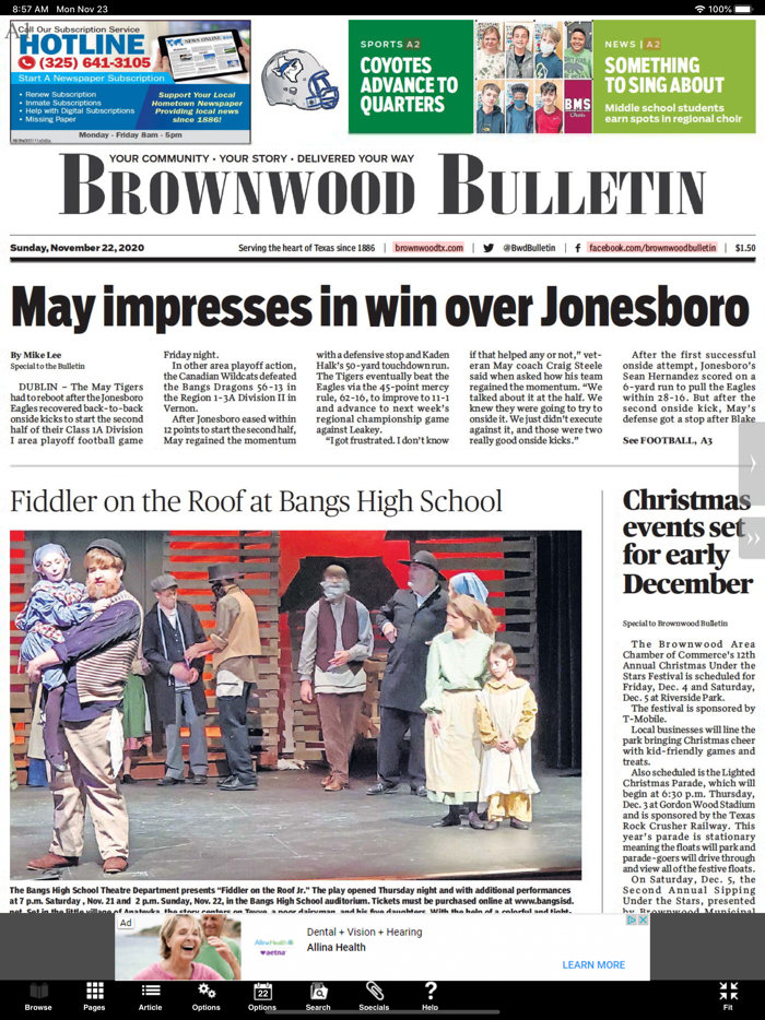 Brownwood Bulletin eEdition