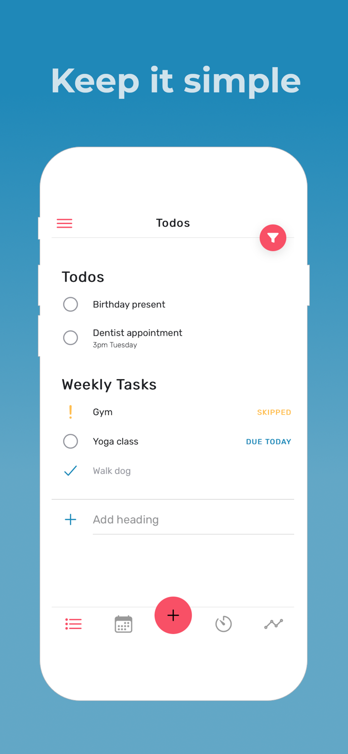 A-List - Todos  Tasks