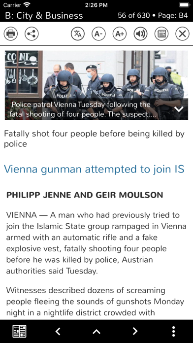 WFP E-Edition screenshot 2