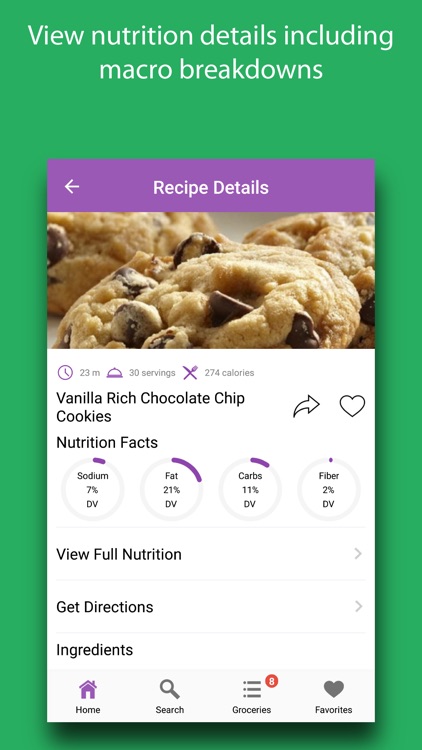 Cookies: Recipes & Ingredients screenshot-3