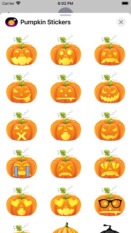 Halloween Pumpkin BOO Stickers