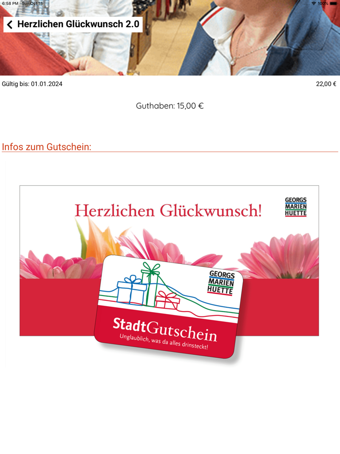 StadtGutschein GMHütte