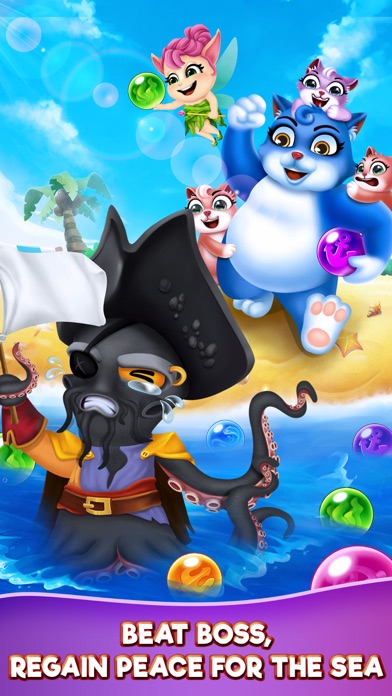 Cat Pop Island: Bubble Shooter screenshot 3