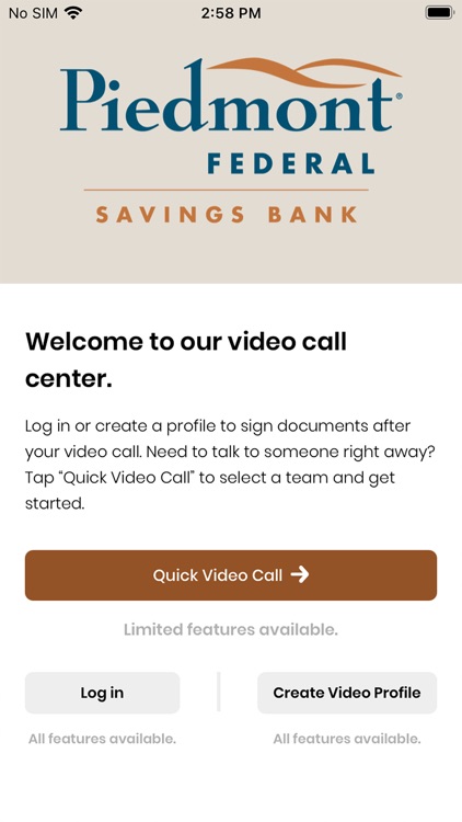 Piedmont Federal Video Banking