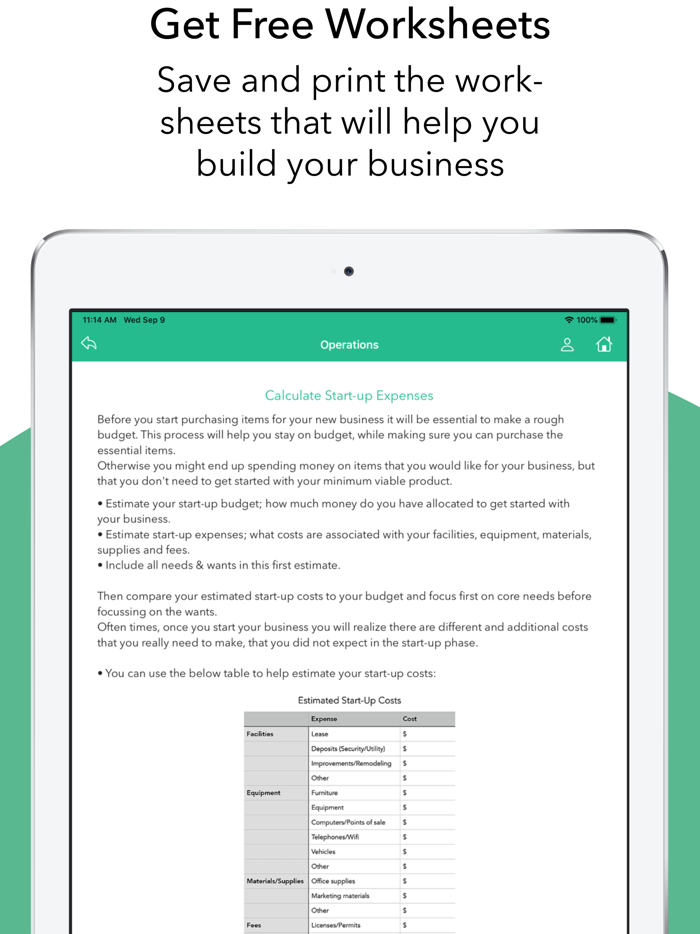Start a Business - Resources