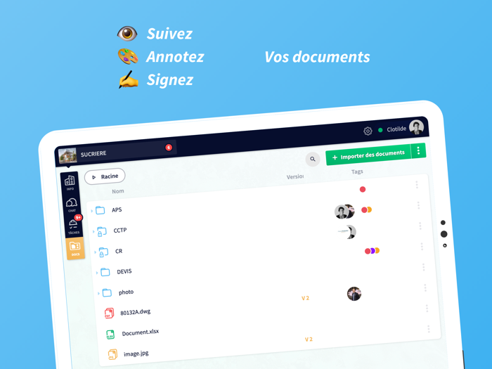 Clovis - project tool  BIM