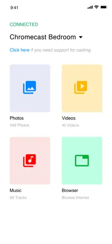 Captura 6 Tv cast for google chromecast. iphone