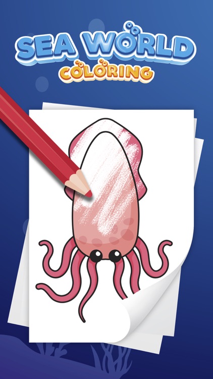 Sea Animal Coloring Book Game