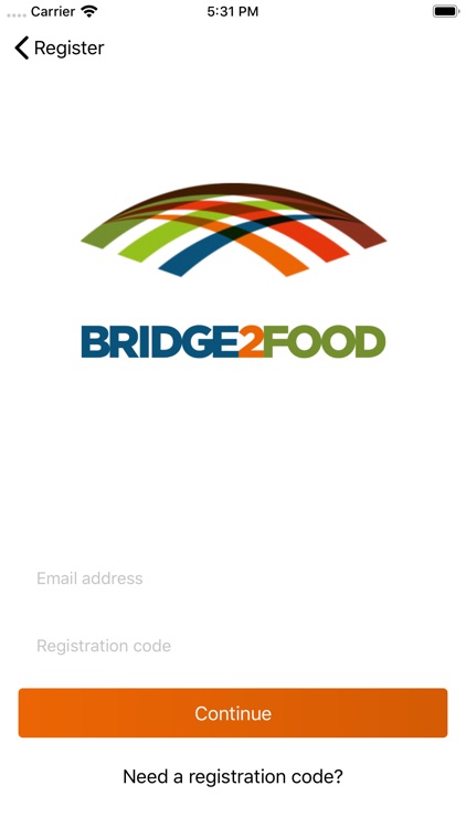 Bridge2Food Event App