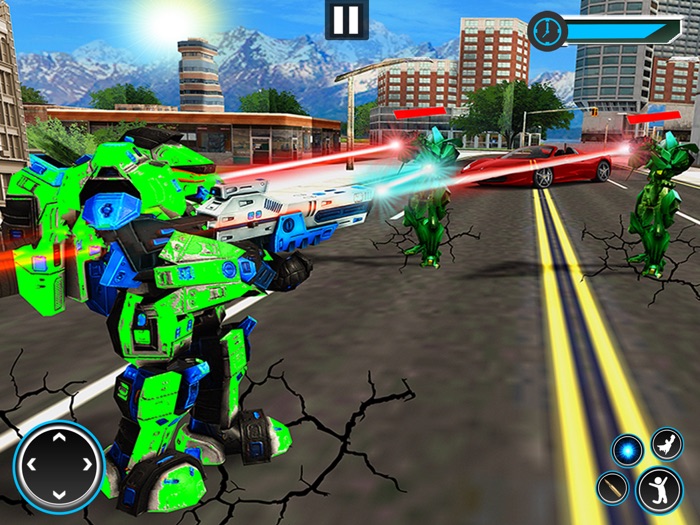 Robots Transform Shooting War