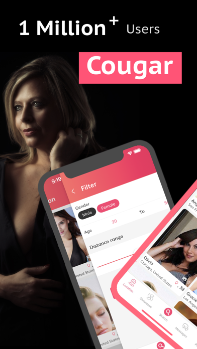Cougar - The fast growing cougar dating app for older women dating younger ...