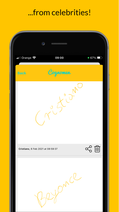 Cognomen - Autographs screenshot 4