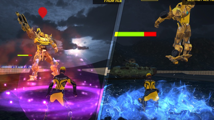 Superhero War Robots Transform screenshot-5