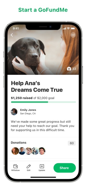 Gofundme Online Fundraising On The App Store