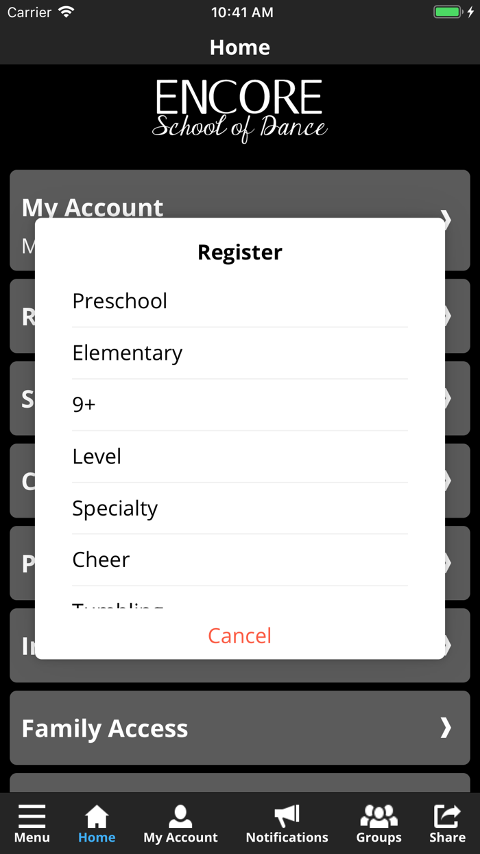 Encore School of Dance