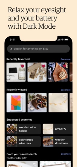 Etsy: Custom & Creative Goods app screenshot