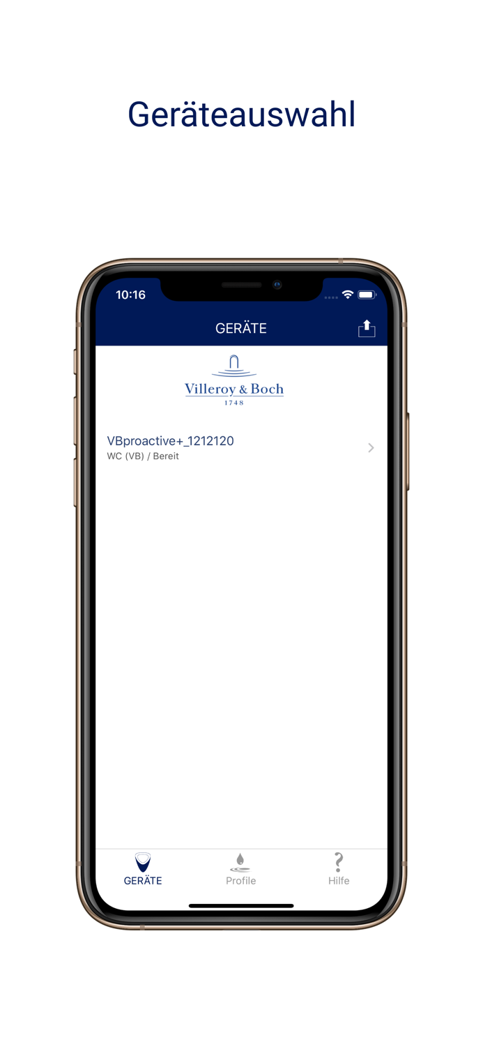 Villeroy  Boch Pro App