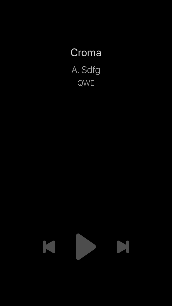 Croma - 音乐播放器