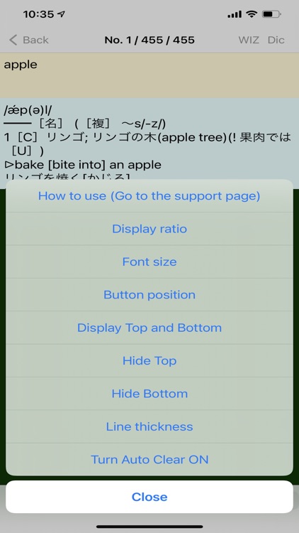 mobatan2 Lite (word book) screenshot-3