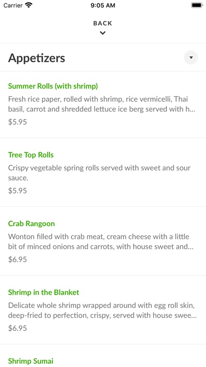 Tree Top Thai Cuisine