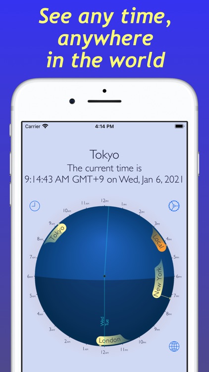 World Time Travel Clock