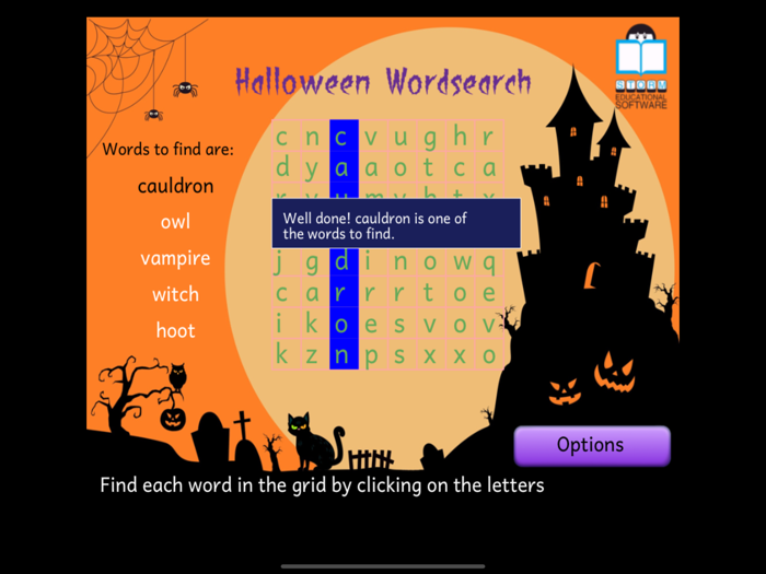 Halloween Wordsearch Lite