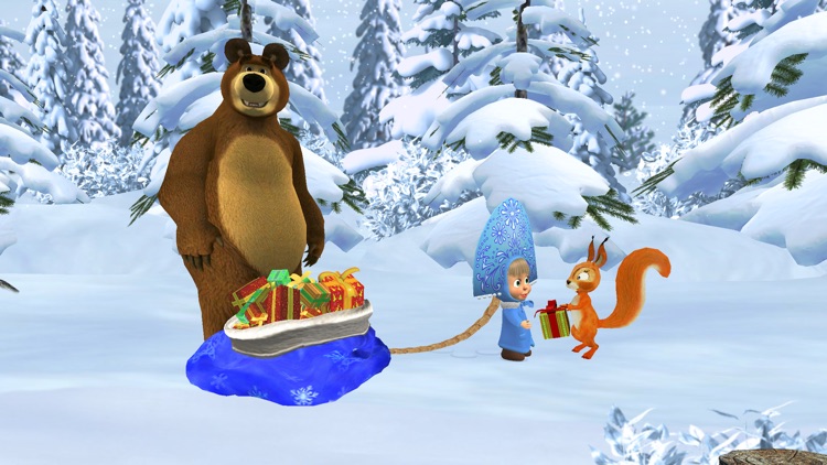 masha and the bear a christmas carol