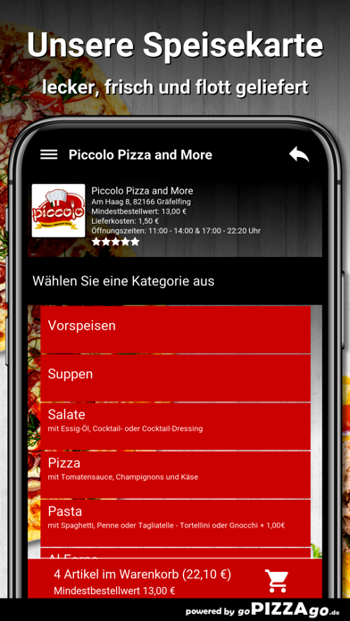 Piccolo Pizza Gräfelfing screenshot 2