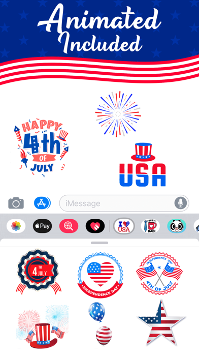 4th of July Stickers ⋆ screenshot 2
