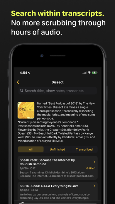 TypeCast - Podcast Player screenshot 3