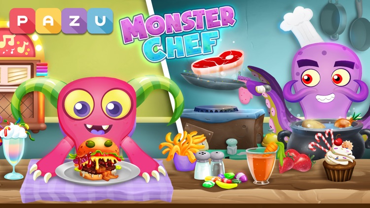 Cooking games for kids Monster