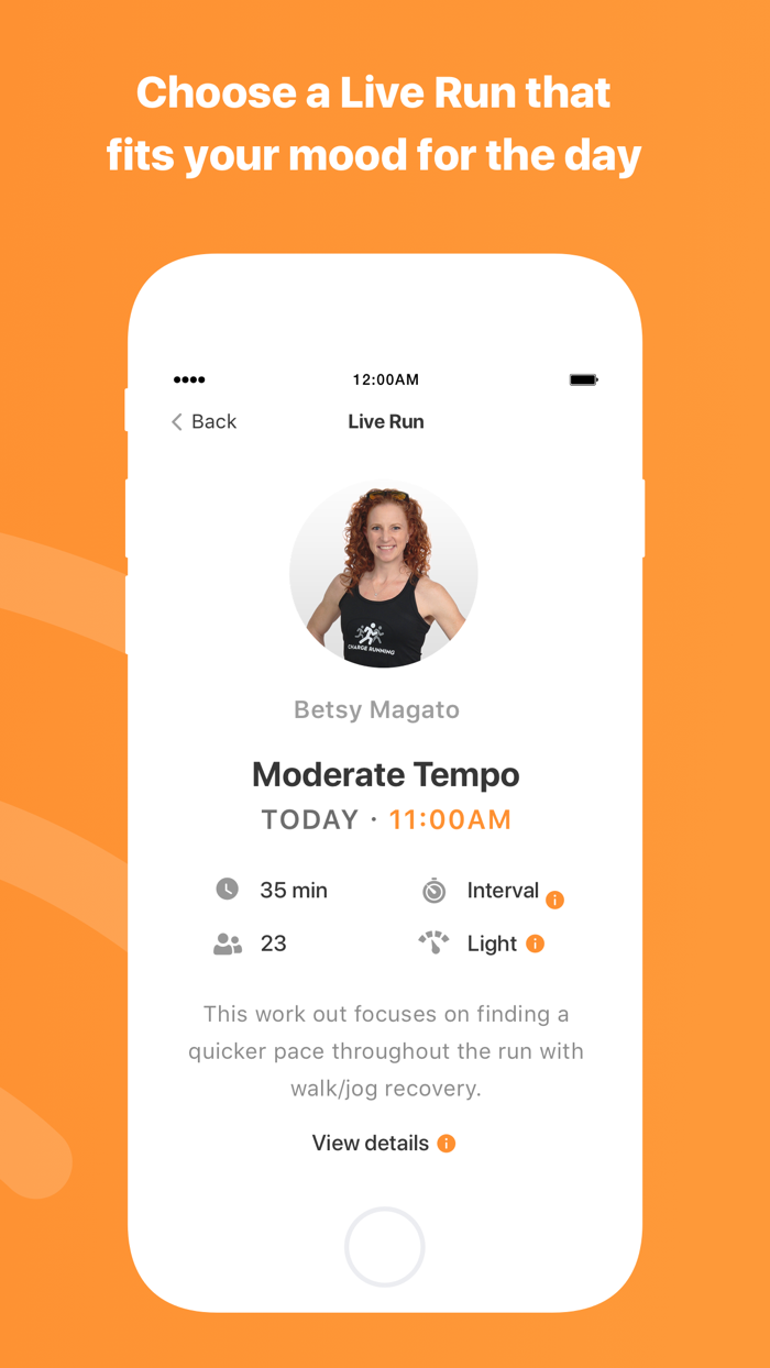 Charge Running Live Coaching