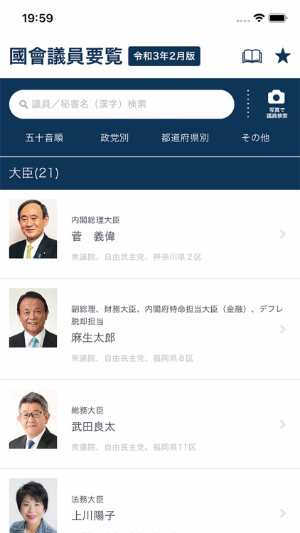 国会議員要覧 令和3年2月版