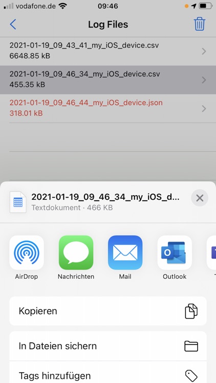SensorLog screenshot-7