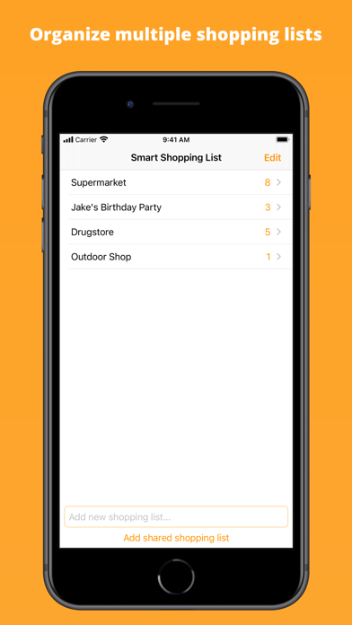 Smart Shopping List - Shared screenshot 4