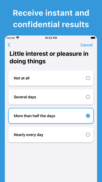 Depression Test⁺ screenshot 2
