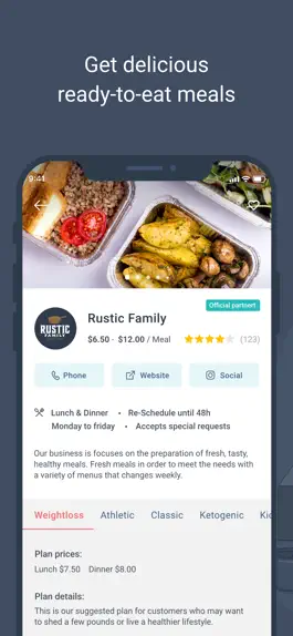 Game screenshot Trustmeals: Meal plan services hack