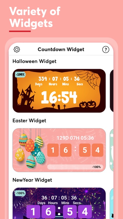 Countdown Widget - Timer Maker