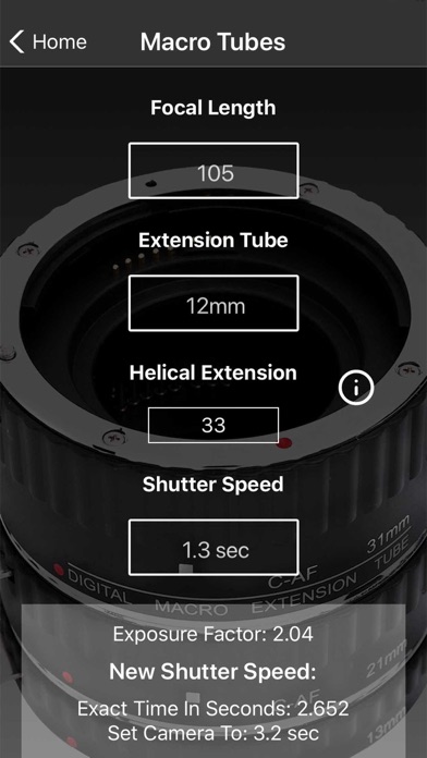 PhotoCalc Screenshots