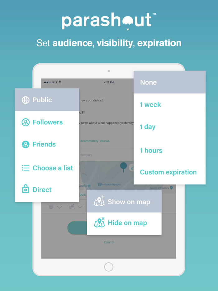 Parashout Local community app