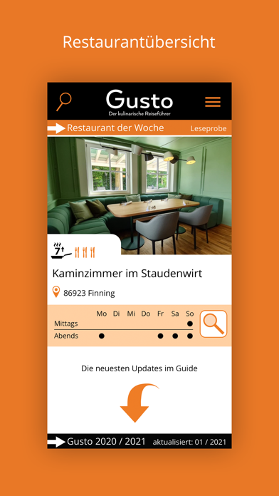 How to cancel & delete Gusto Restaurantführer from iphone & ipad 1