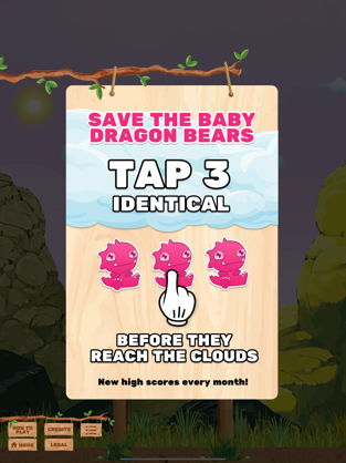 Baby Dragon Bears, game for IOS