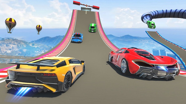 Skyline Car Stunt Racing Game