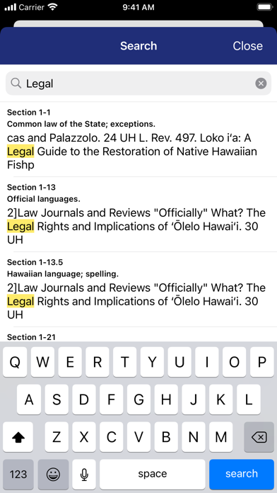 Hawaii Revised Statutes screenshot 4