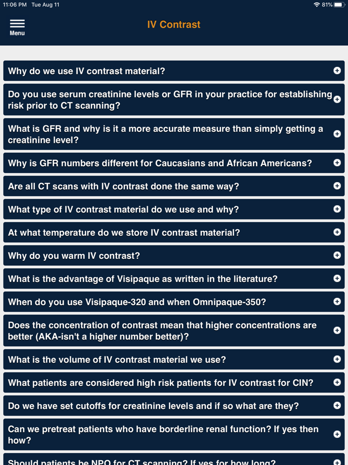 CTisus Contrast Protocols