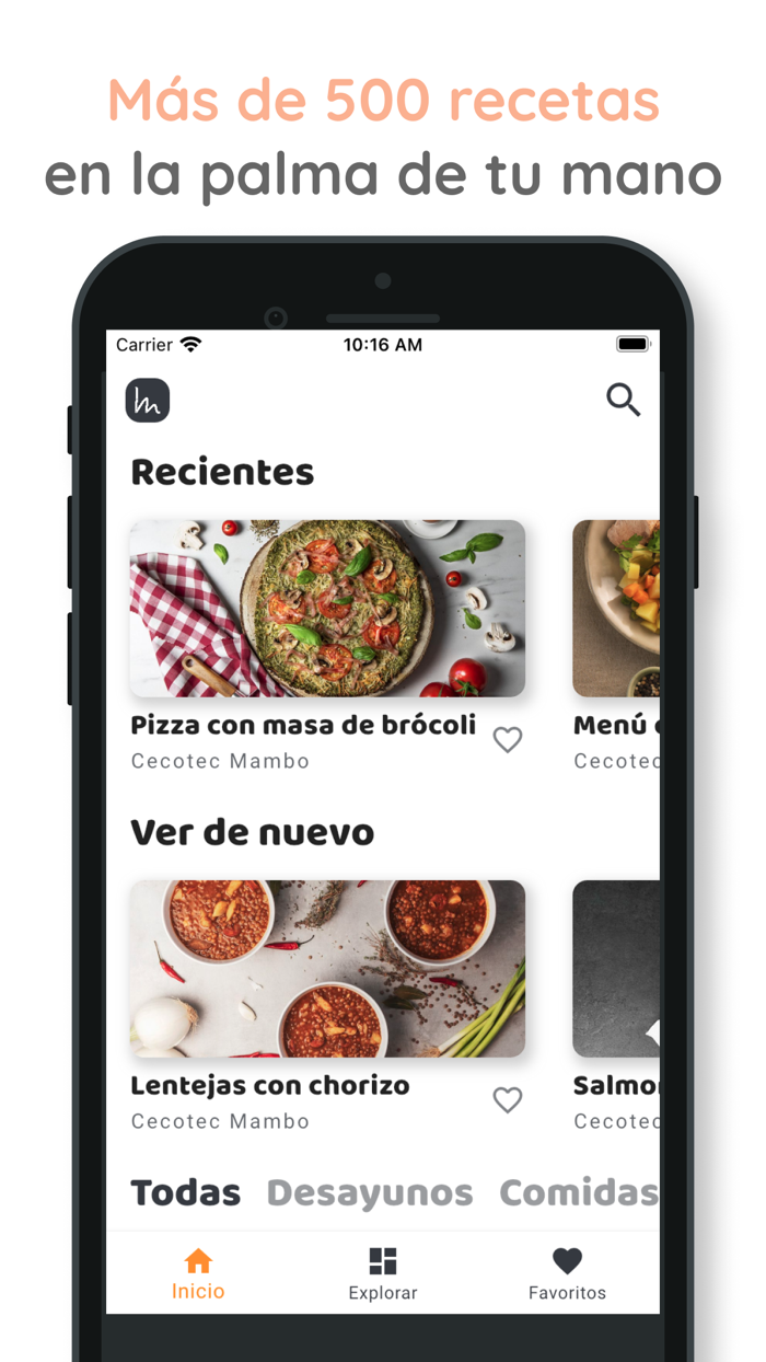 Recetas Cecotec Mambo