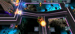 Neon Defenders Premium Defense - Screenshot 3