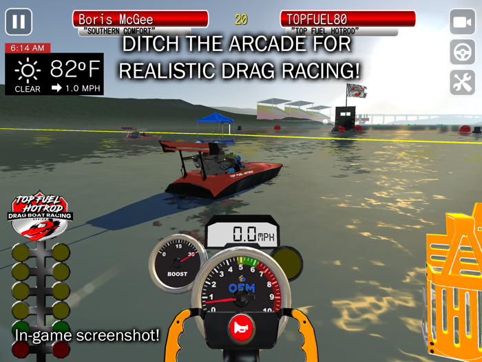 Drag Racing Boat Game TopFuel